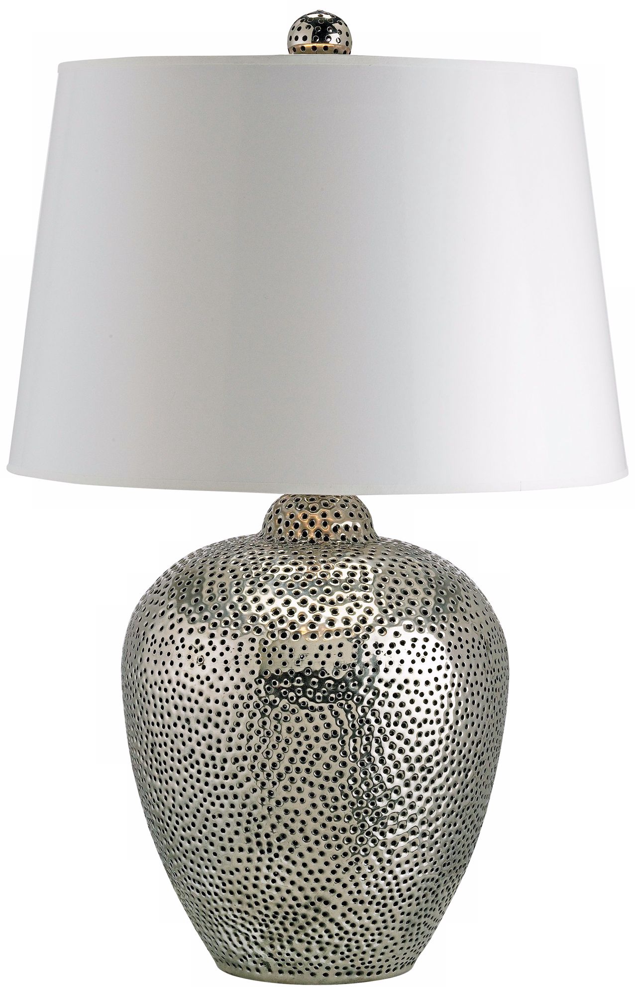 Currey and Company Talisman Hammered Metal Table Lamp