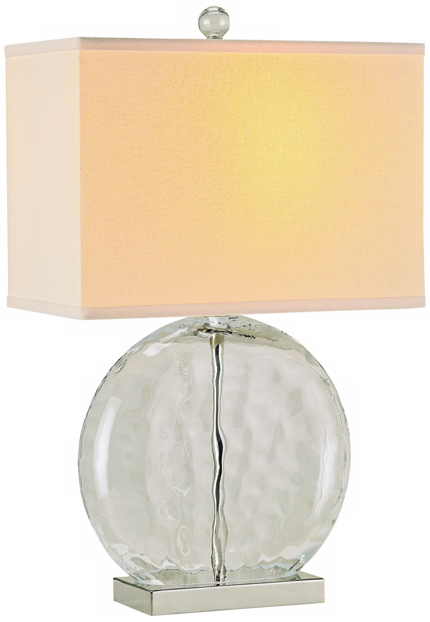 Currey and Company Bromley Clear Glass Table Lamp