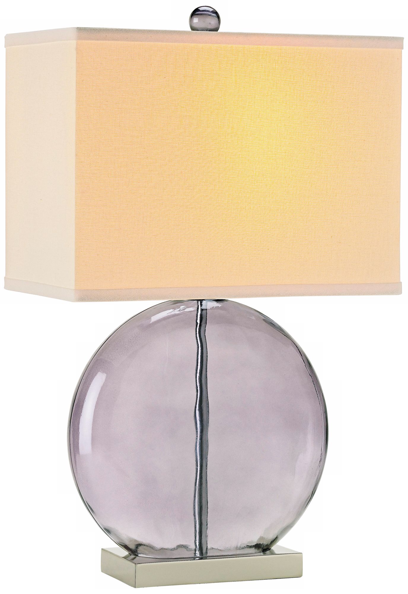 Currey and Company Bromley Amethyst Glass Table Lamp