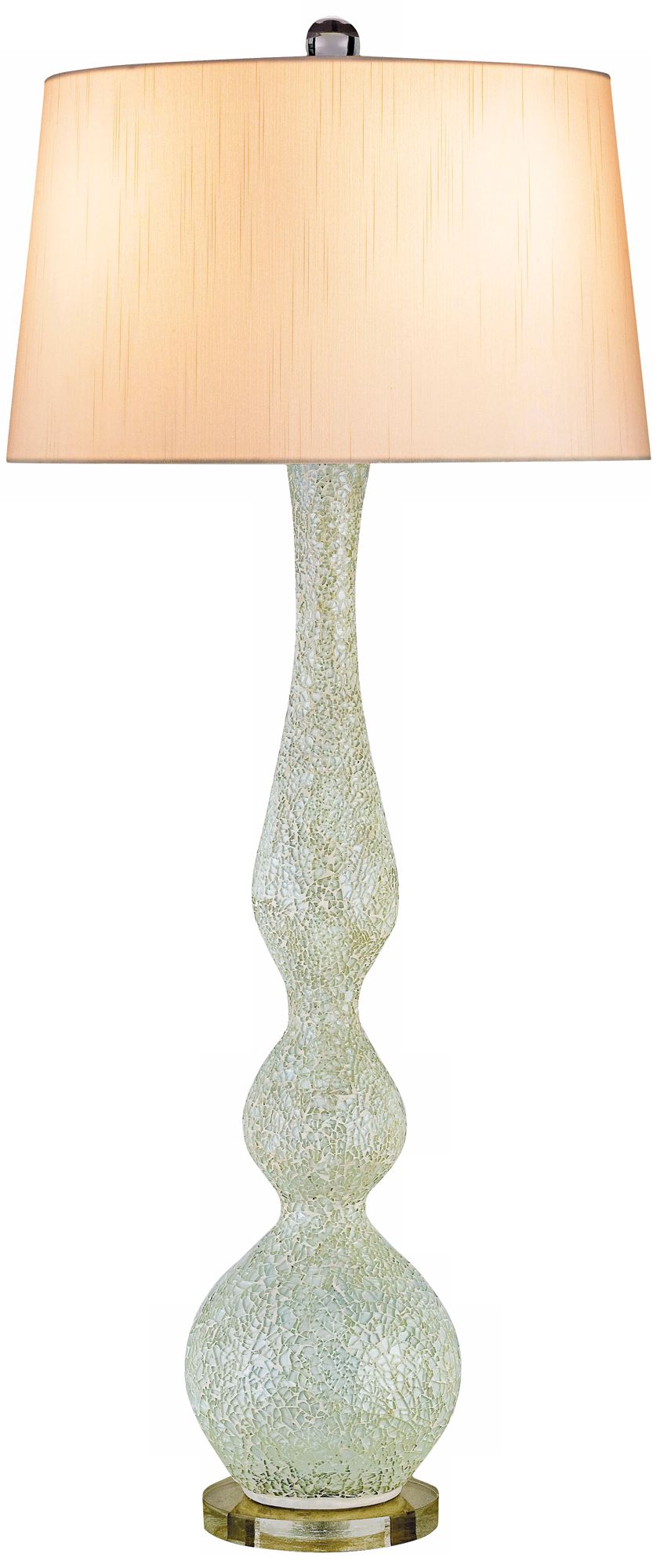 Flirtation Mosaic Glass Currey and Company Table Lamp