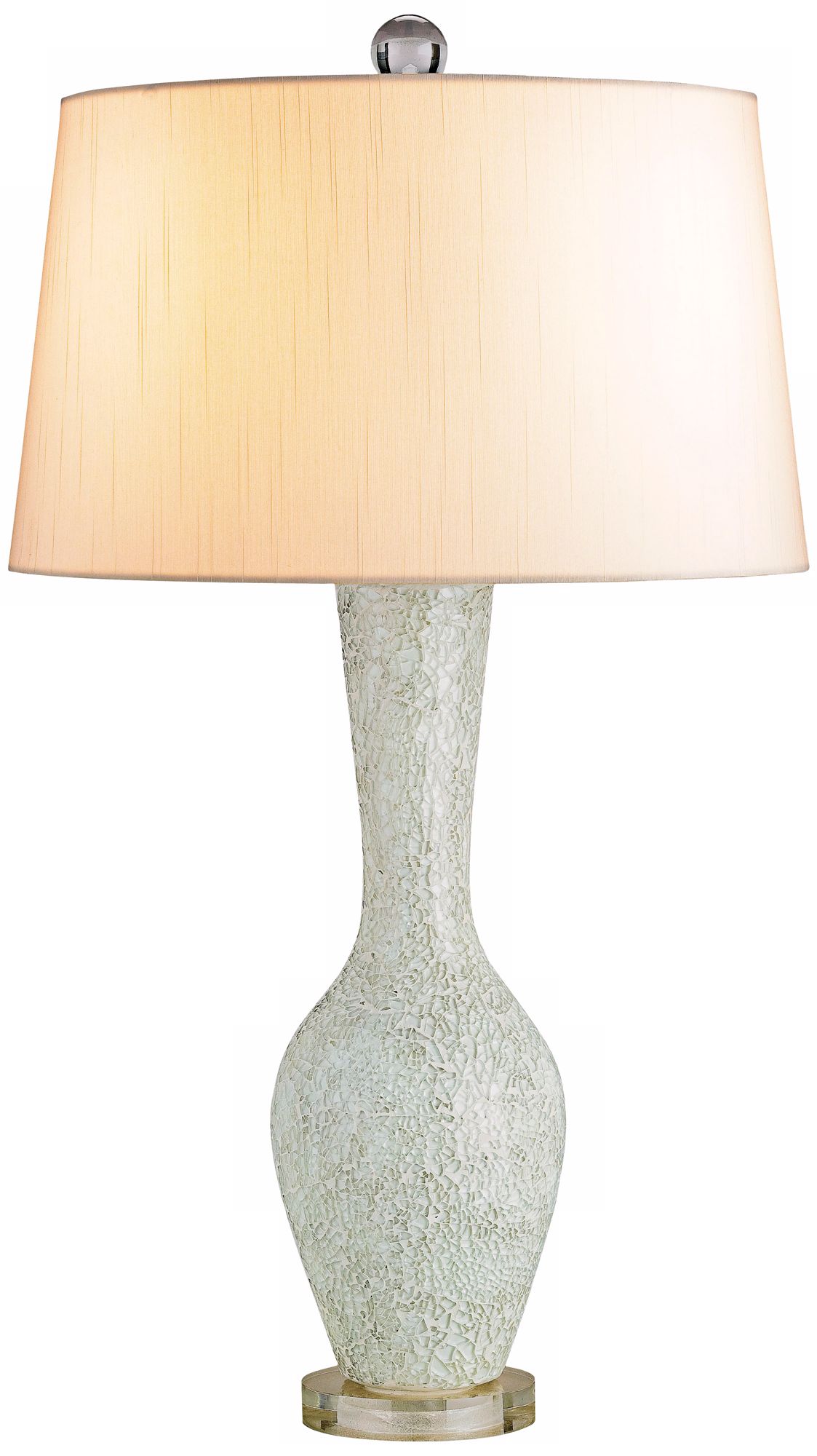 Currey and Company Flamboyant Glass Mosaic Table Lamp