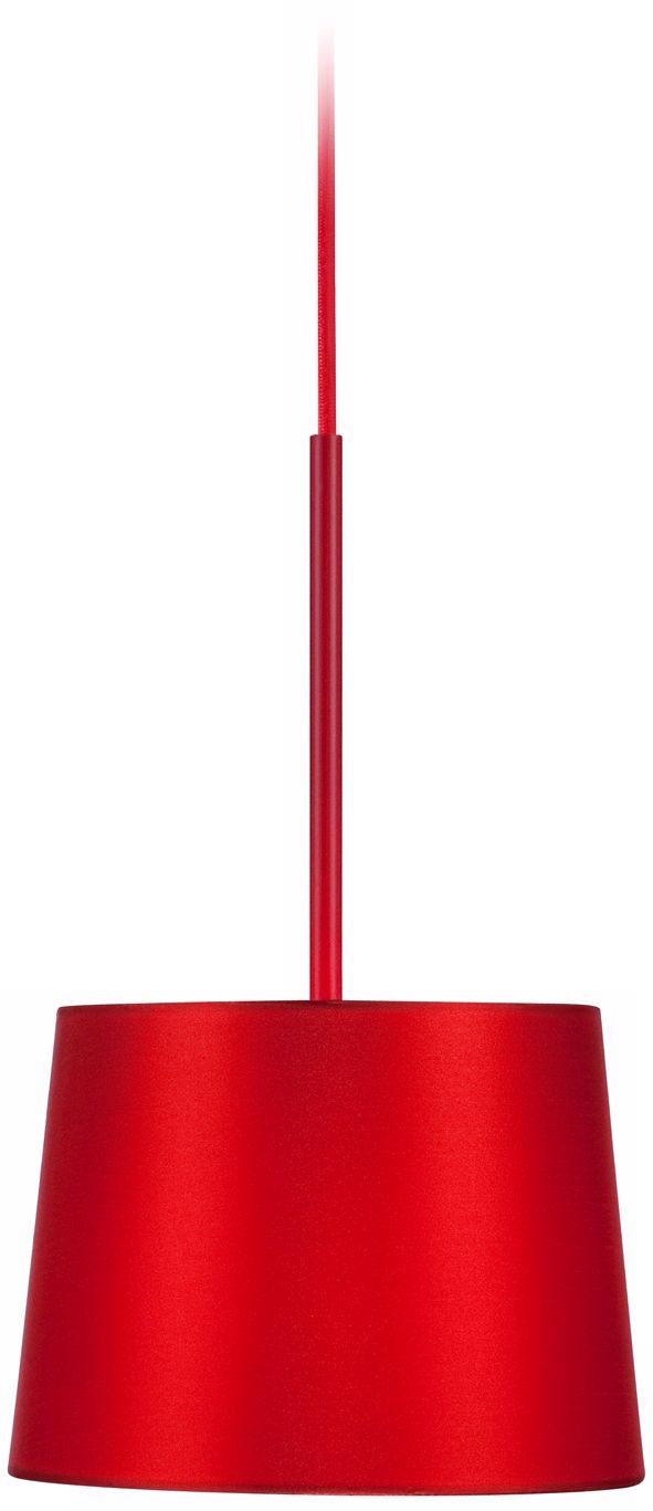Possini Euro Buxton 8 1/2" Wide Red Pendant Light
