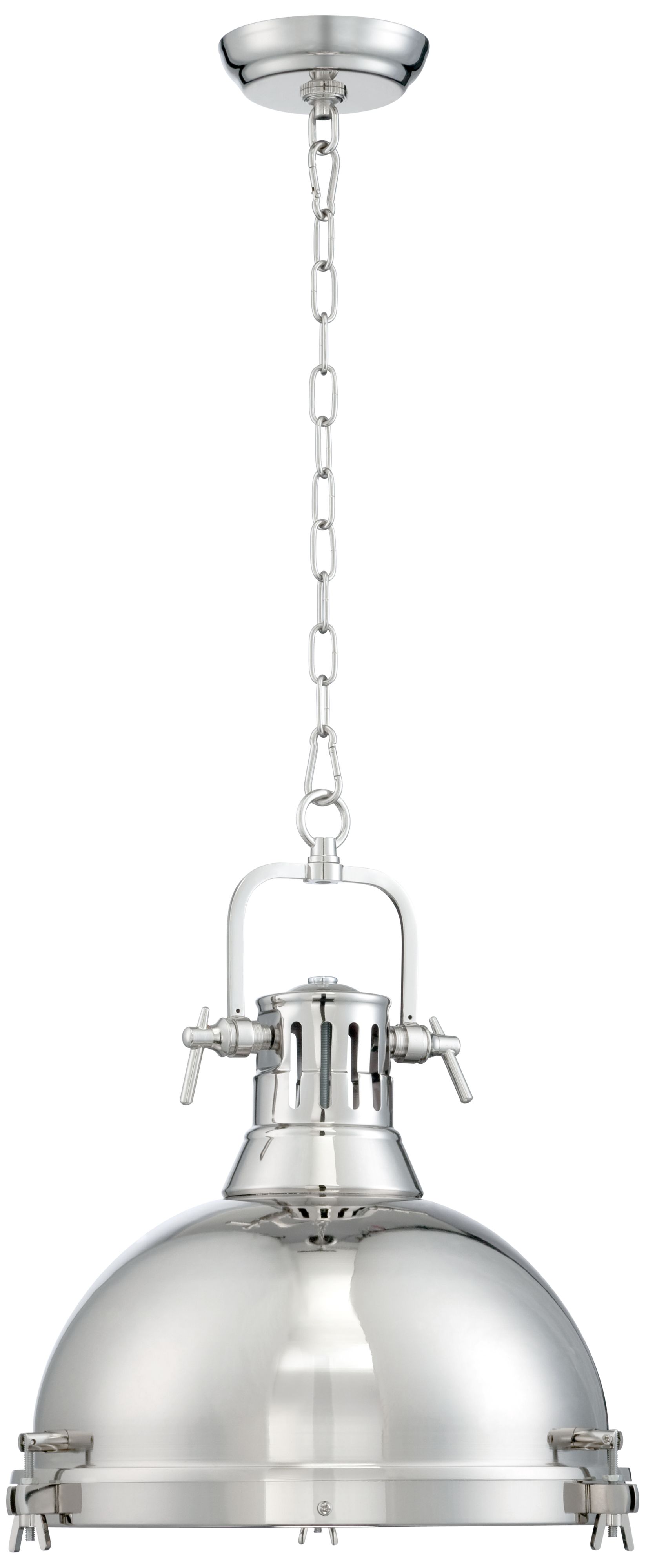 Possini Euro Arlo 15 3/4" Wide Chrome Pendant Light