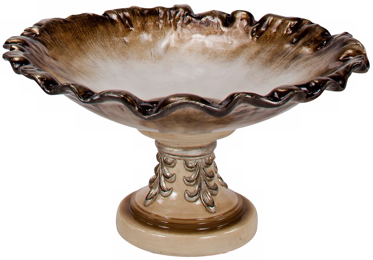 St. Therese Scalloped Center Piece Bowl