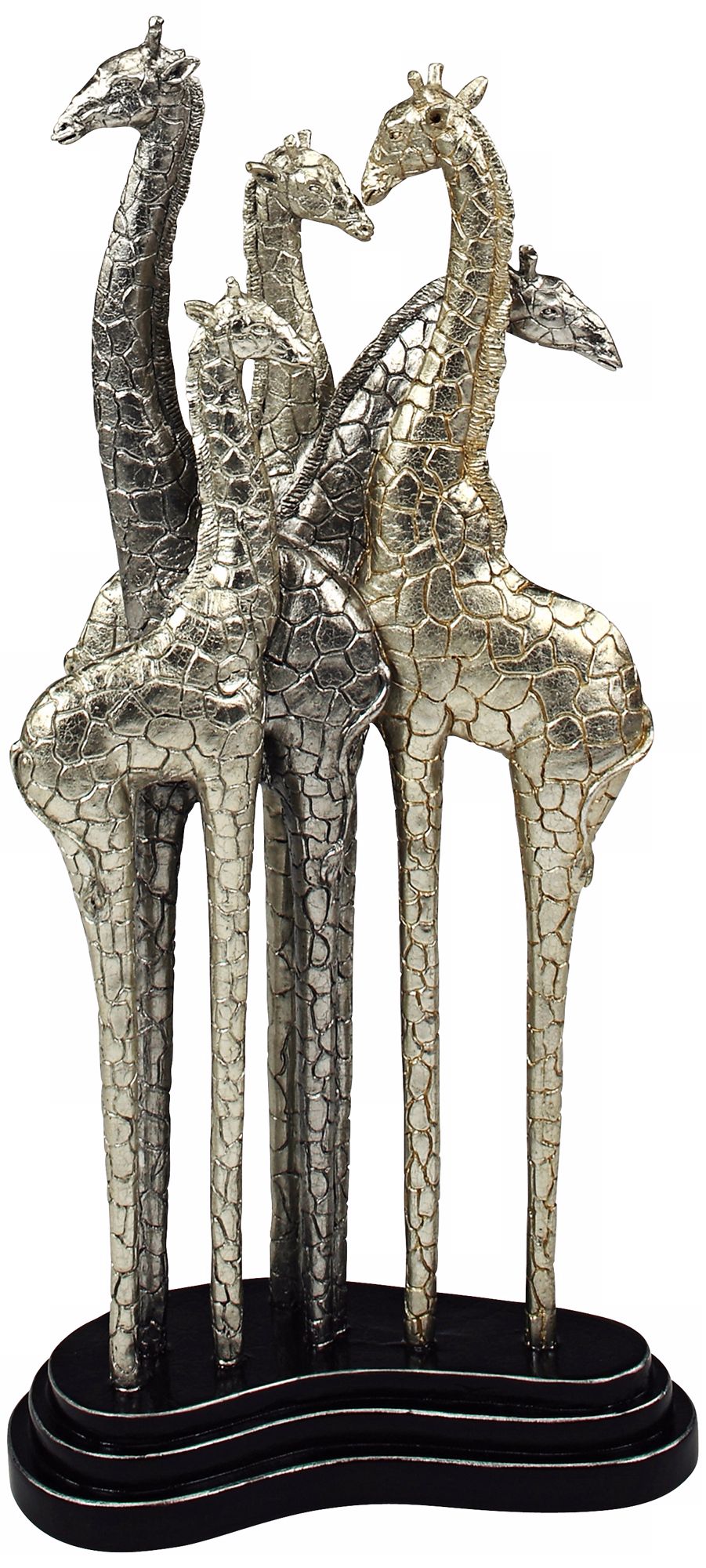 Family of Five Decorative Giraffe Sculpture