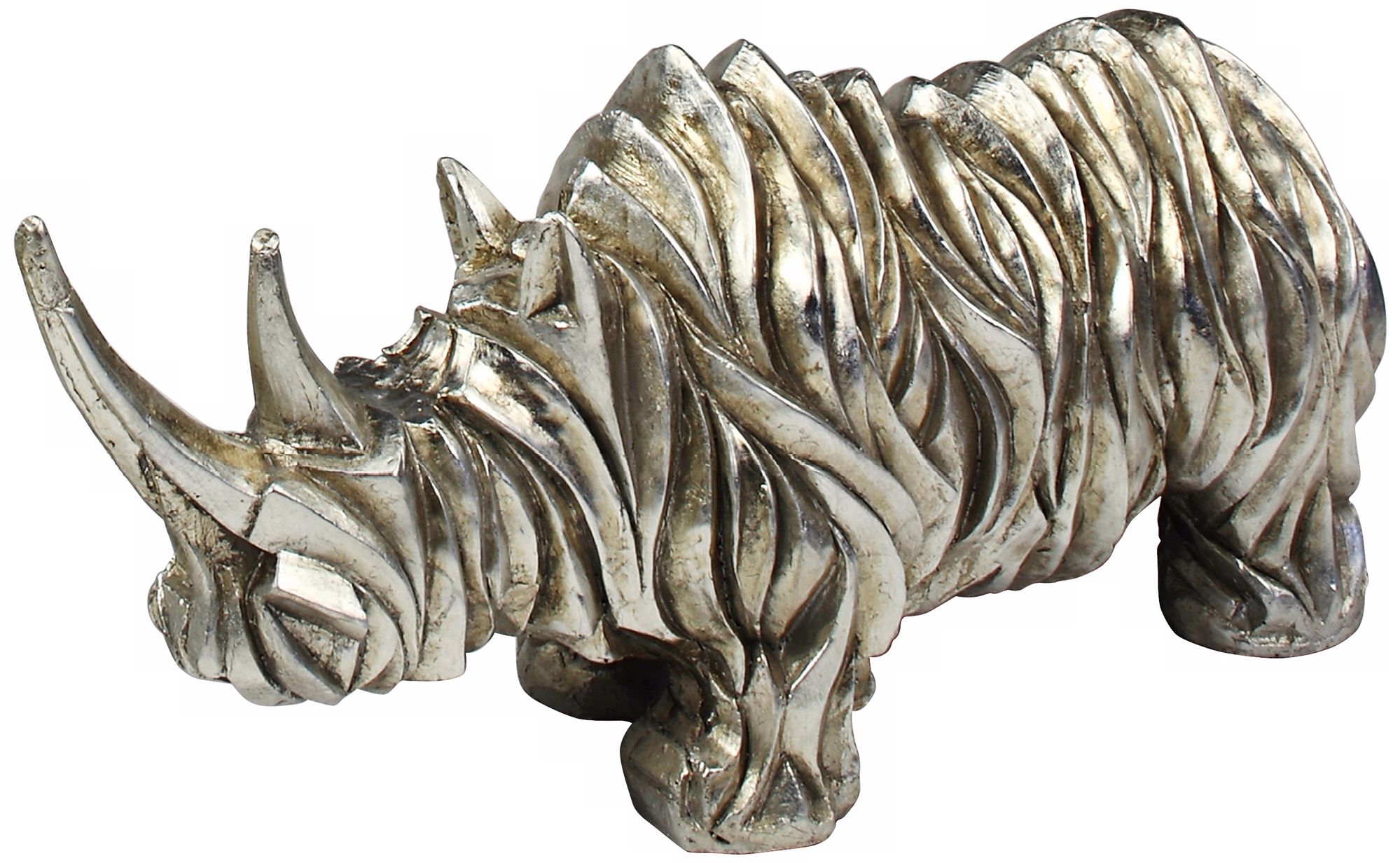 Abstract Rhino Sculpture