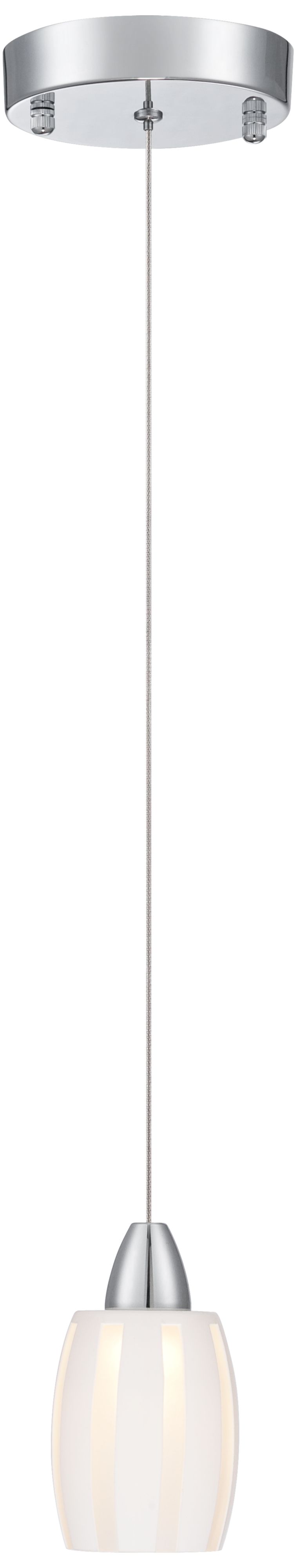 Possini Euro Selby Striped Glass LED Mini Pendant Light
