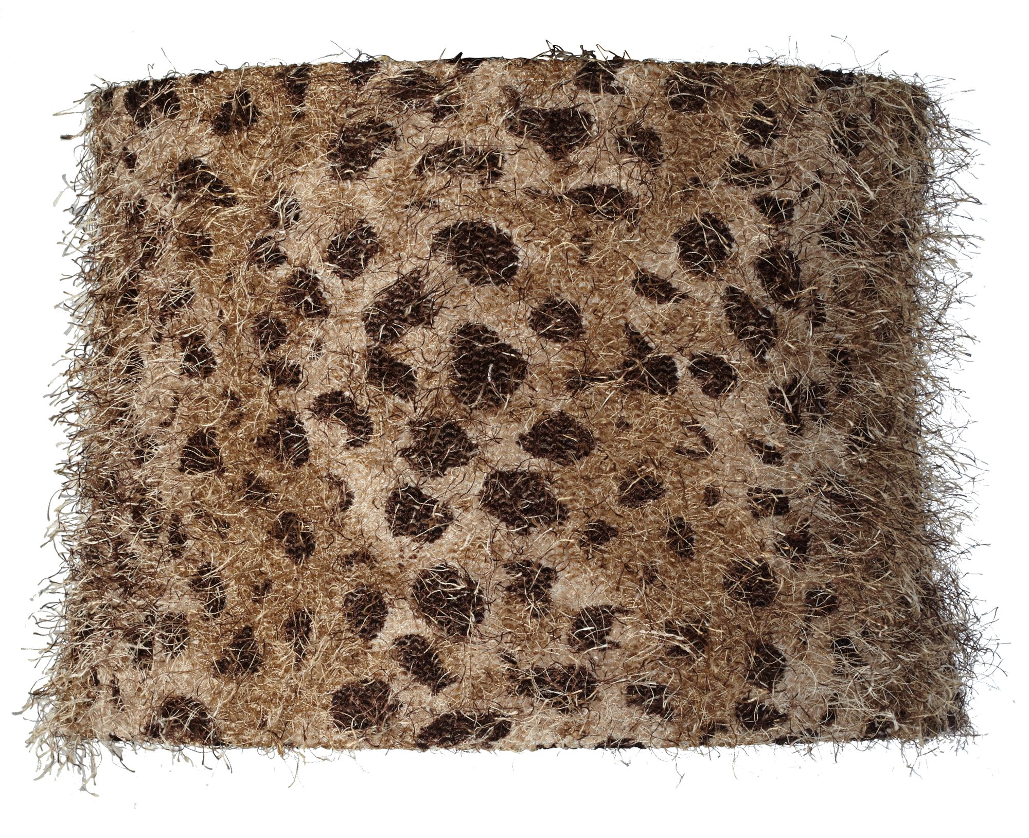 Leopard Shag Drum Lamp Shade 13x14x10 (Spider)
