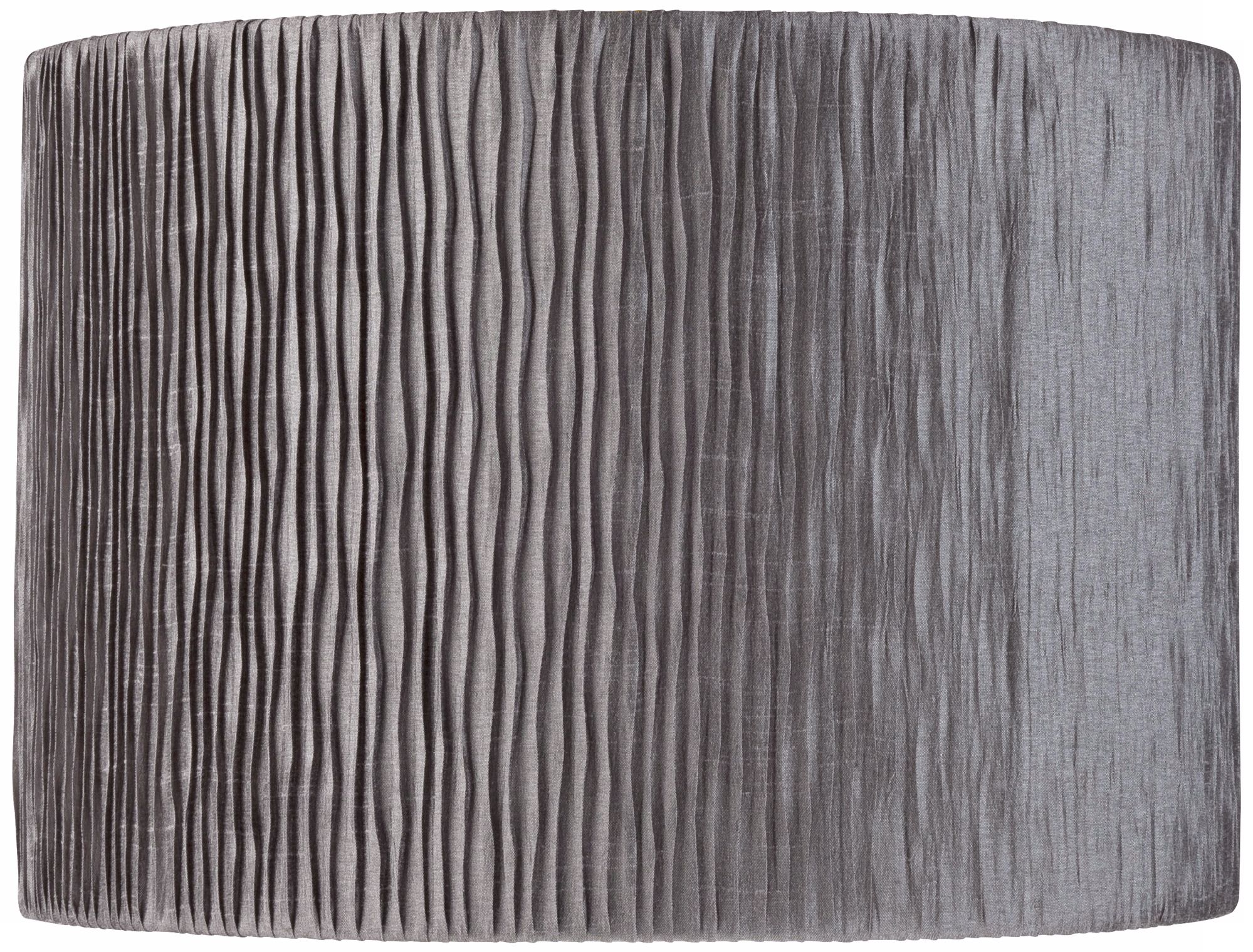 Morell Silver Tin Pleat Drum Shade 15x15x10.5 (Spider)
