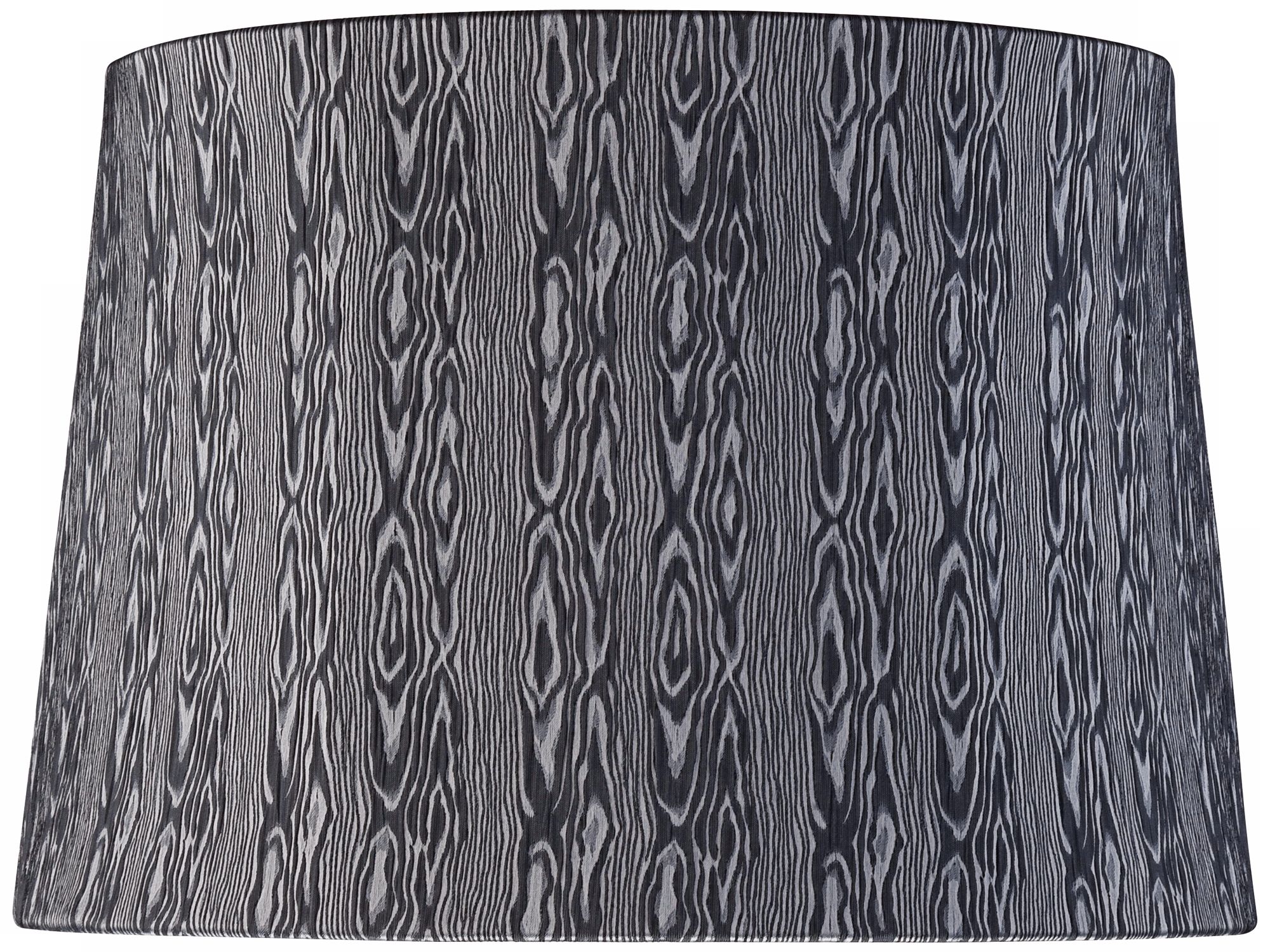 Gray Wood Grain Print Shade 13x15x10.5 (Spider)