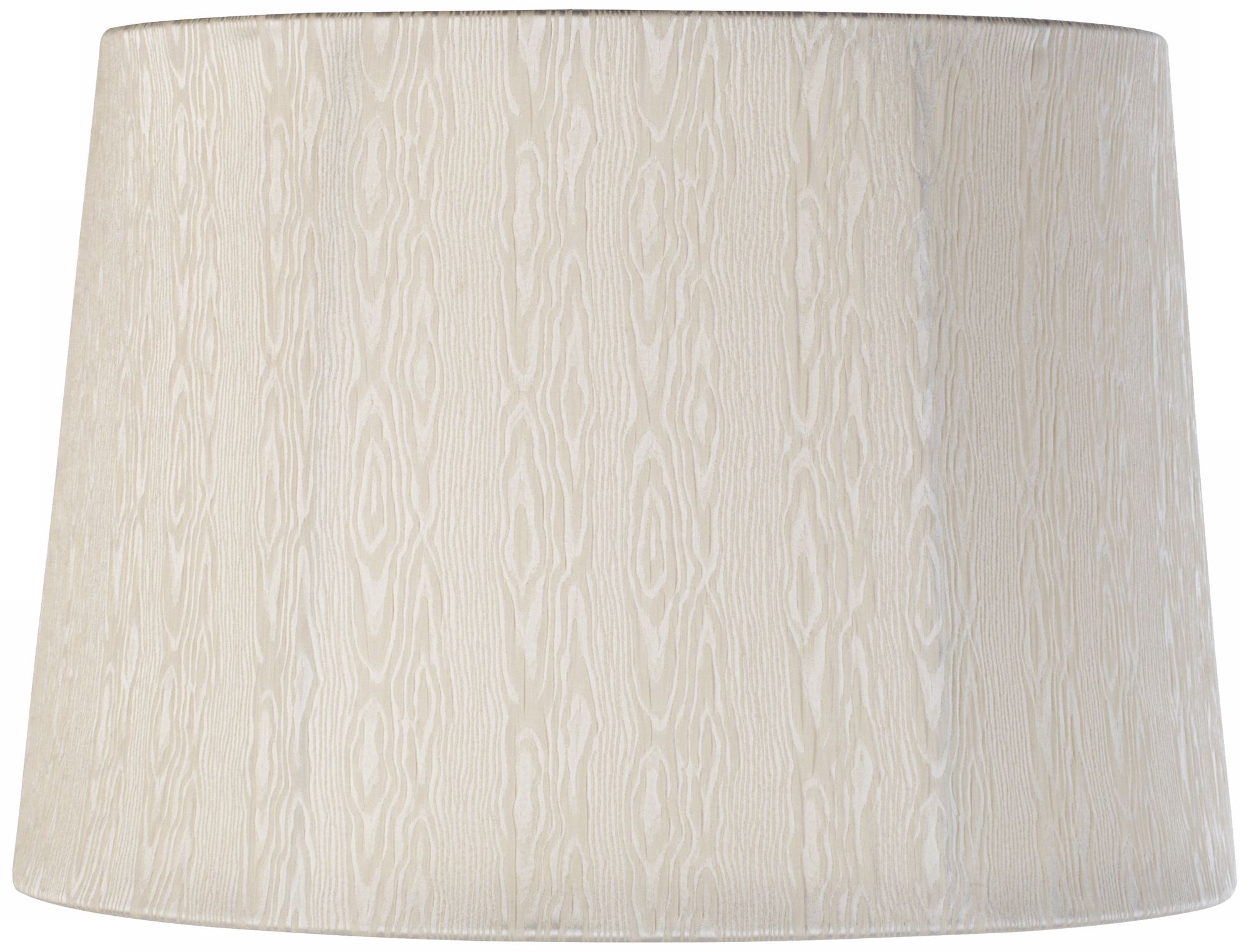 Cream Wood Grain Lamp Shade 13x15x10.5 (Spider)