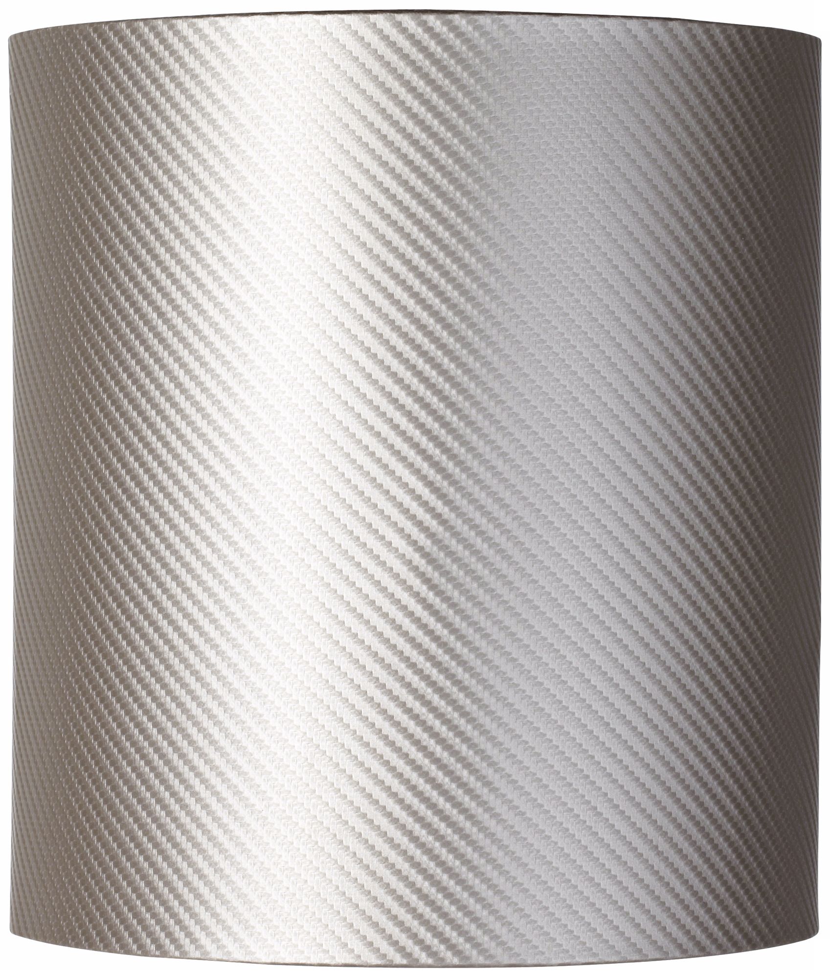 Silver Woven-Look Drum Shade 9x9x10 (Spider)