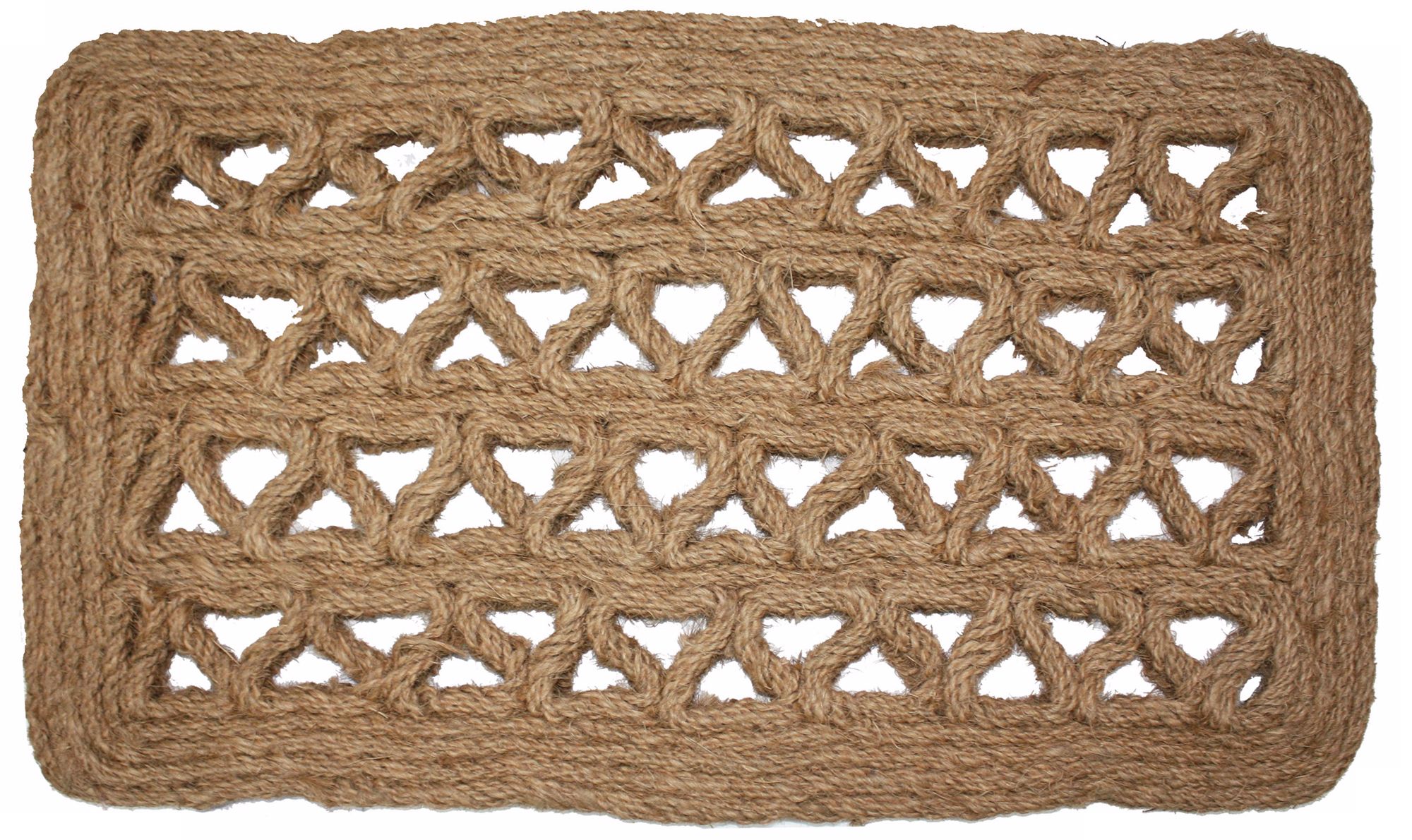 Chain Rectangle 1'6"x2'6" Coir Door Mat