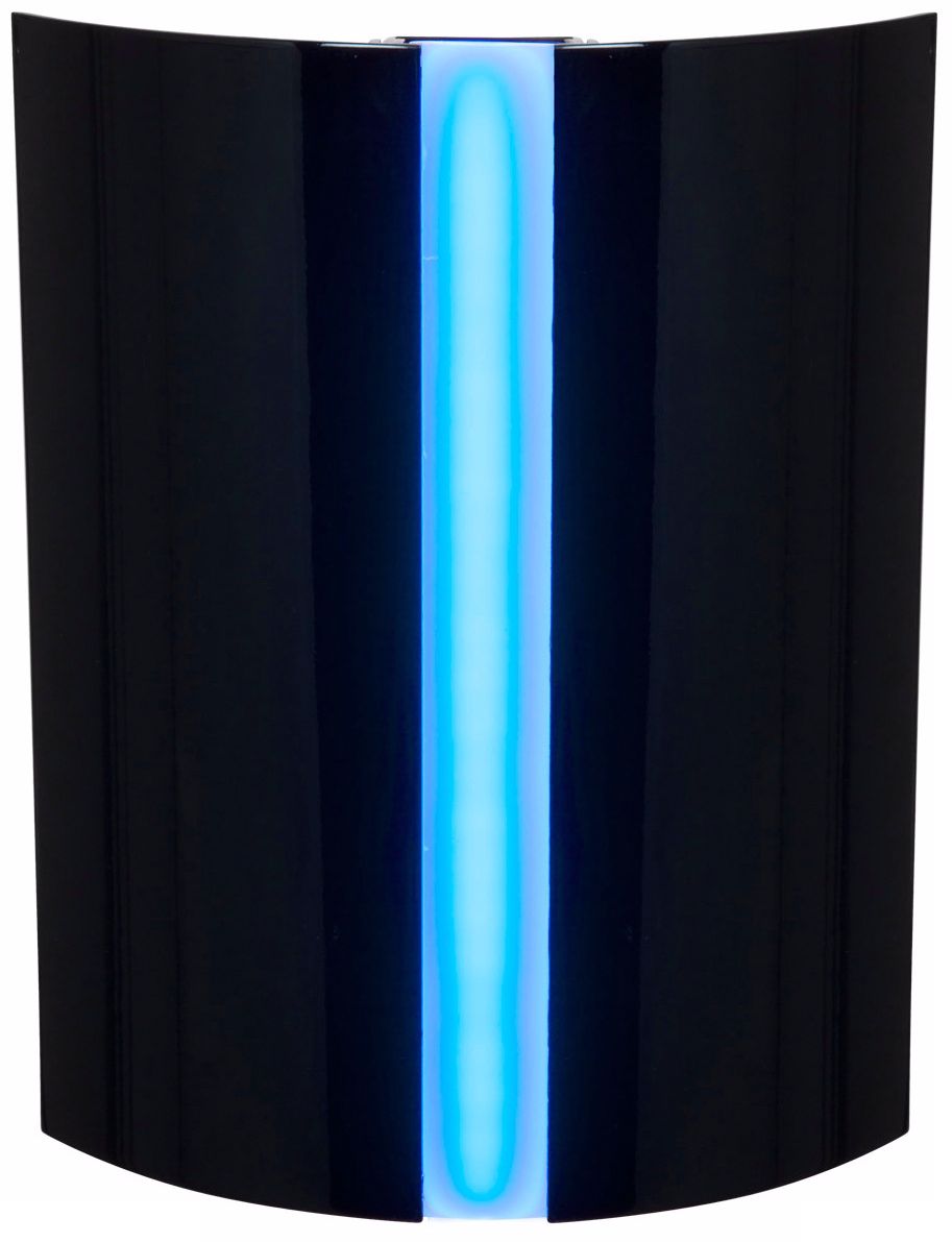 Sail 10" High Black 3-Light LED Wall Fixture
