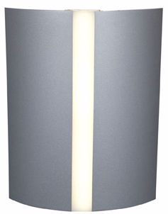 Sail 10" High Satin and White Acrylic 3-Light Wall Fixture