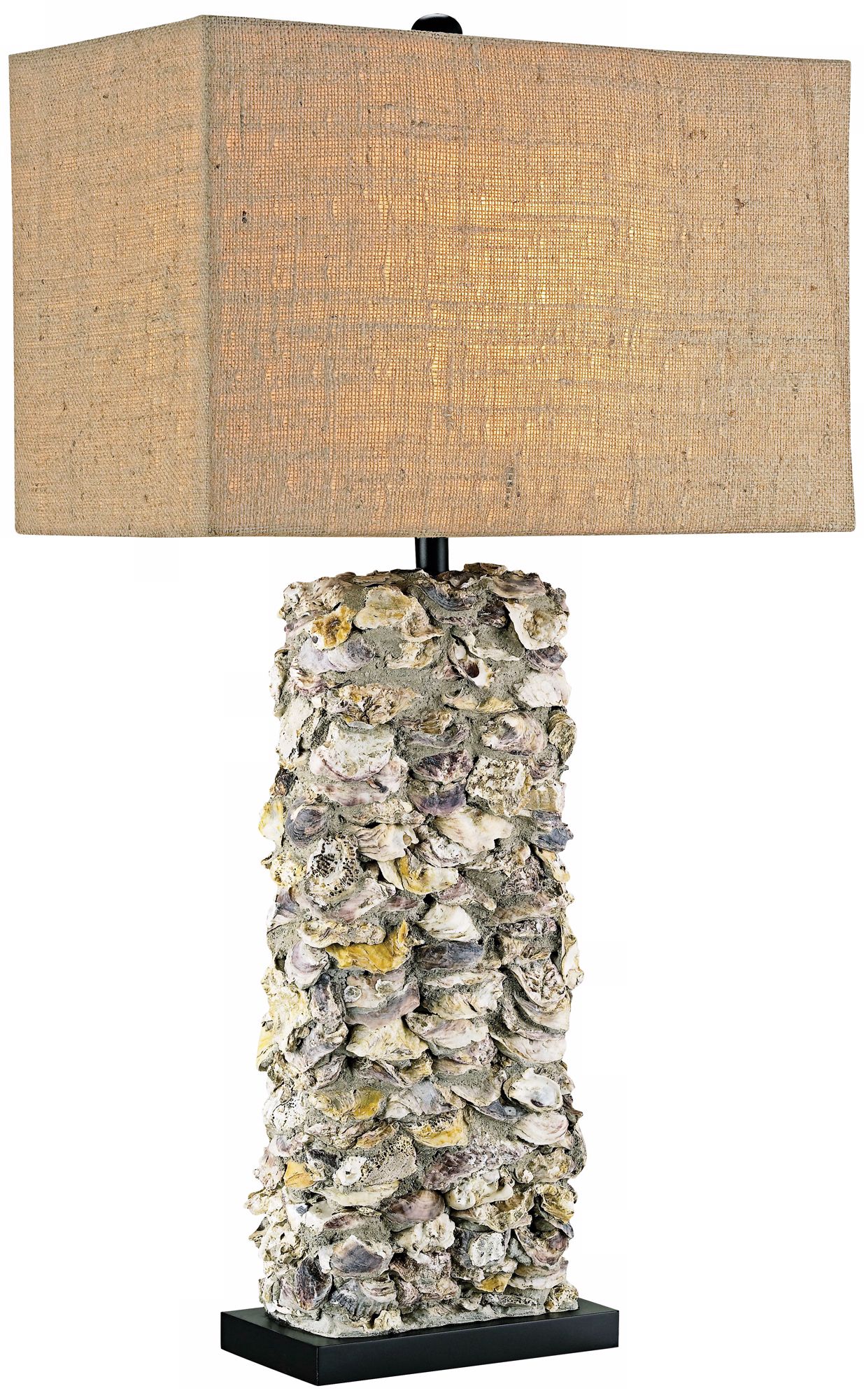 Currey and Company Lynnhaven Oyster Shell Table Lamp