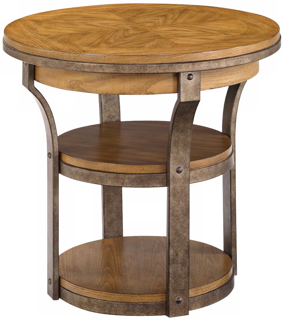 Vero Round Wooden End Table