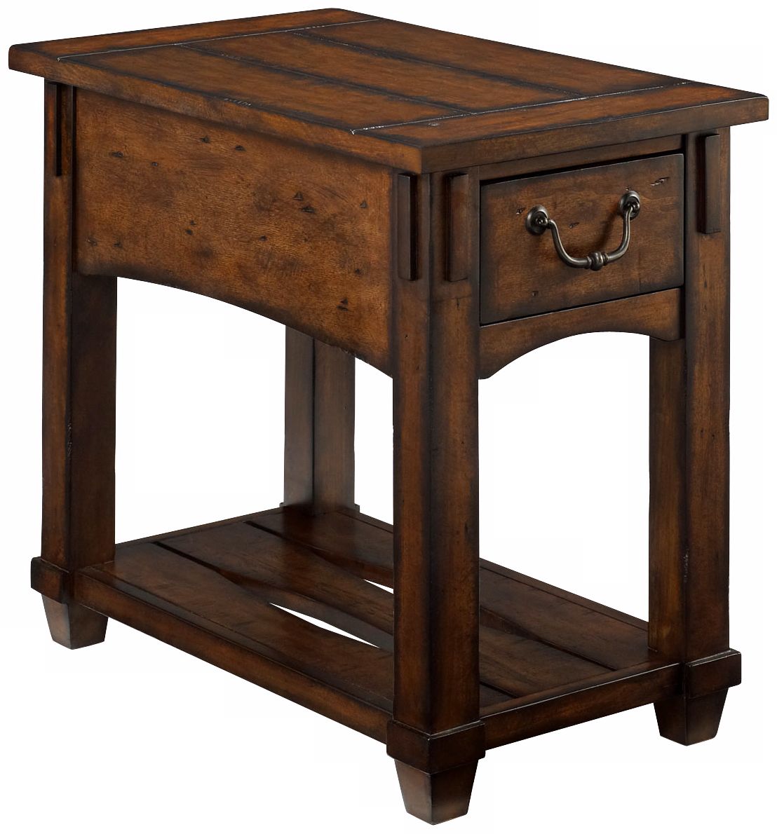 Tacoma Rustic Chairside Table