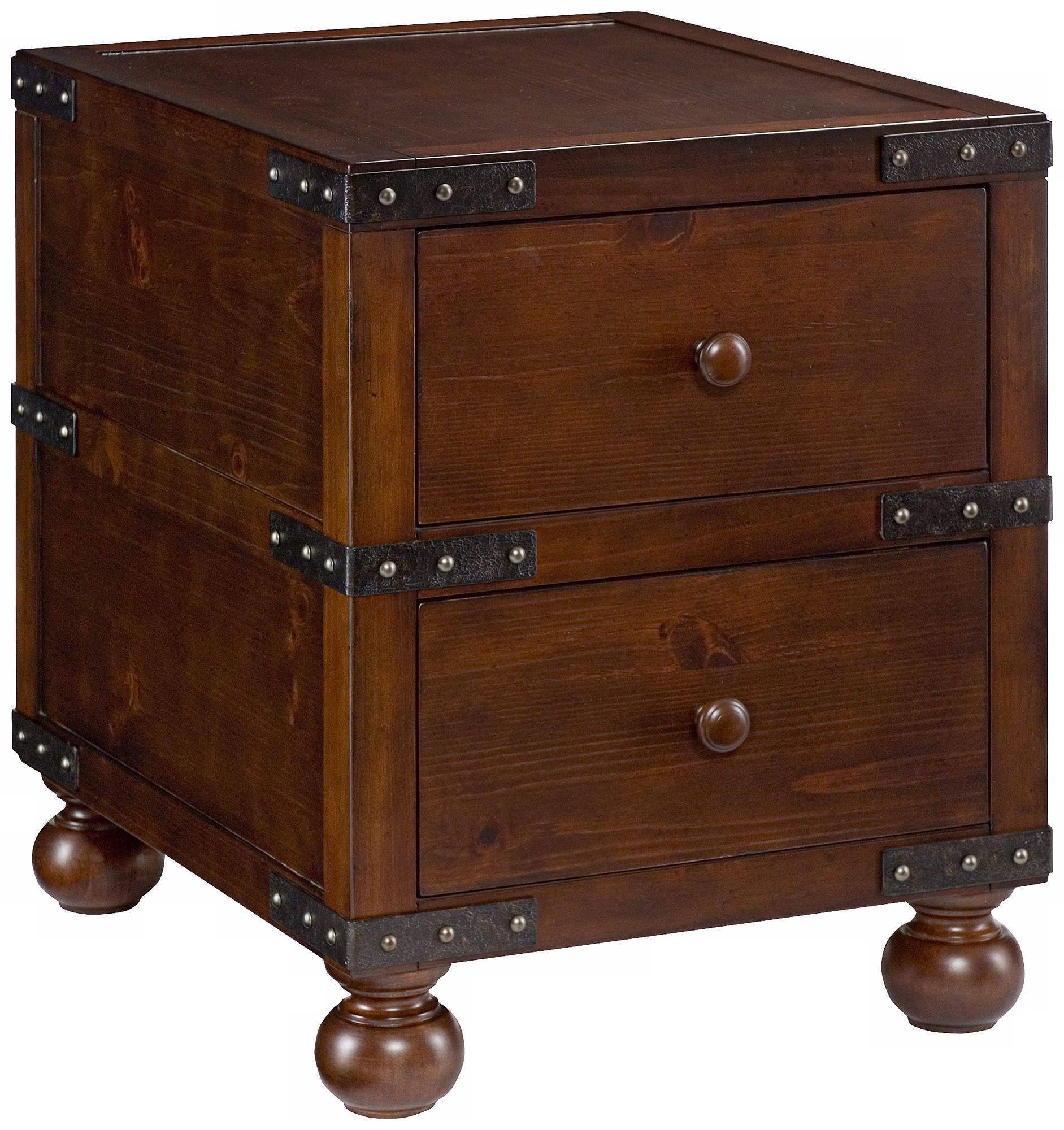Hidden Treasures Trunk End Table