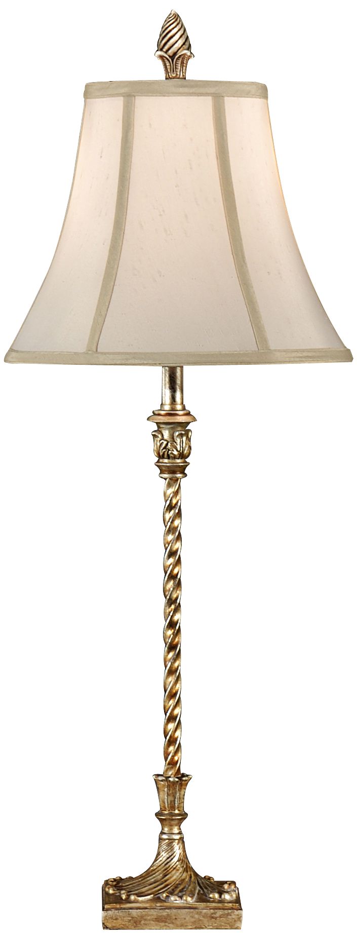 Wildwood Slender Twist Faux Bronze Table Lamp