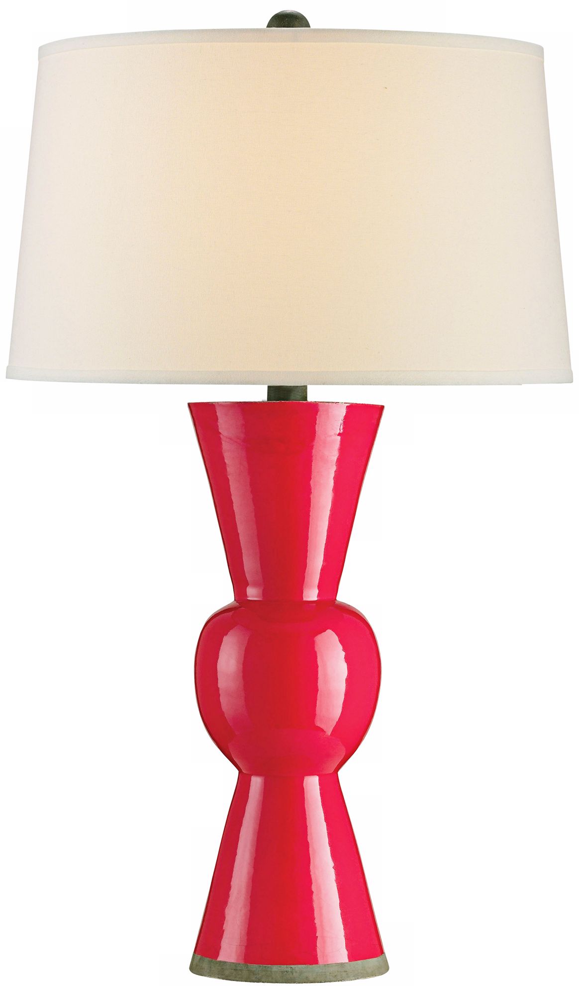 Currey and Company Upbeat Terracotta Red Table Lamp