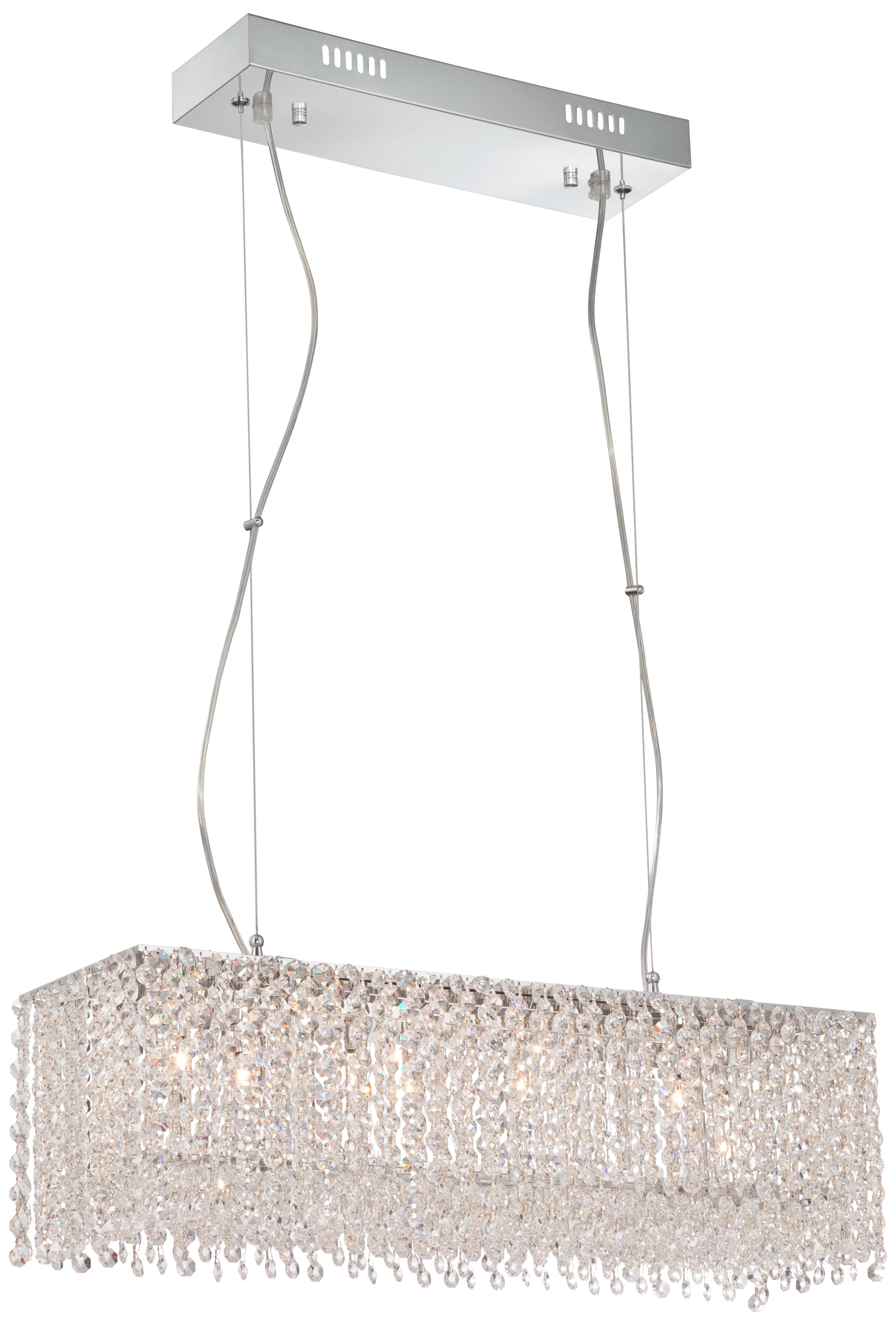 Adali 25 1/2" Wide Clear Crystal Pendant Chandelier