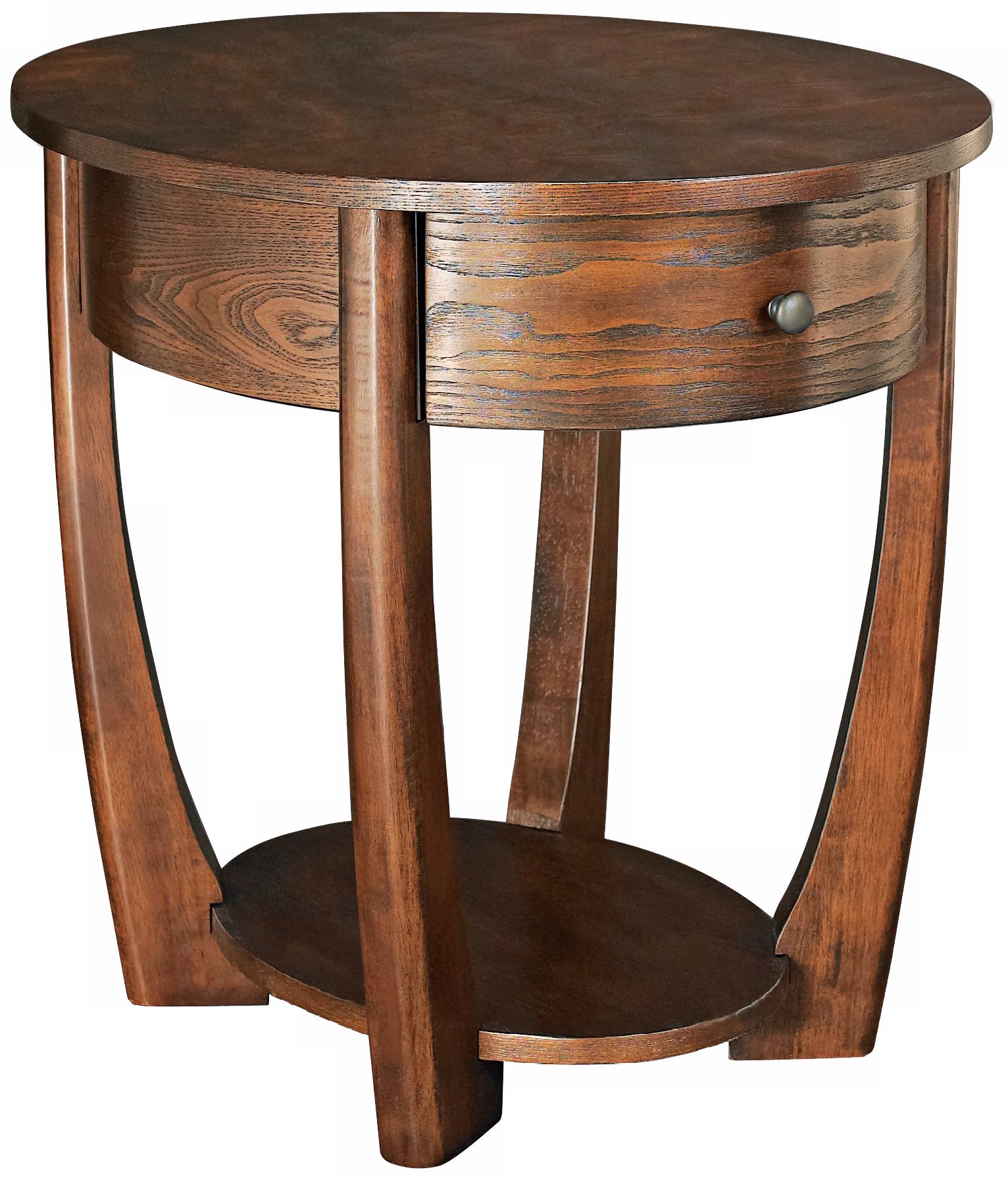 Concierge Cherry Oval End Table