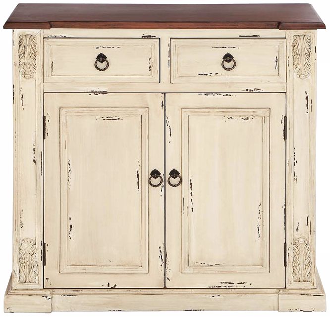 Distressed Wood Cabinet