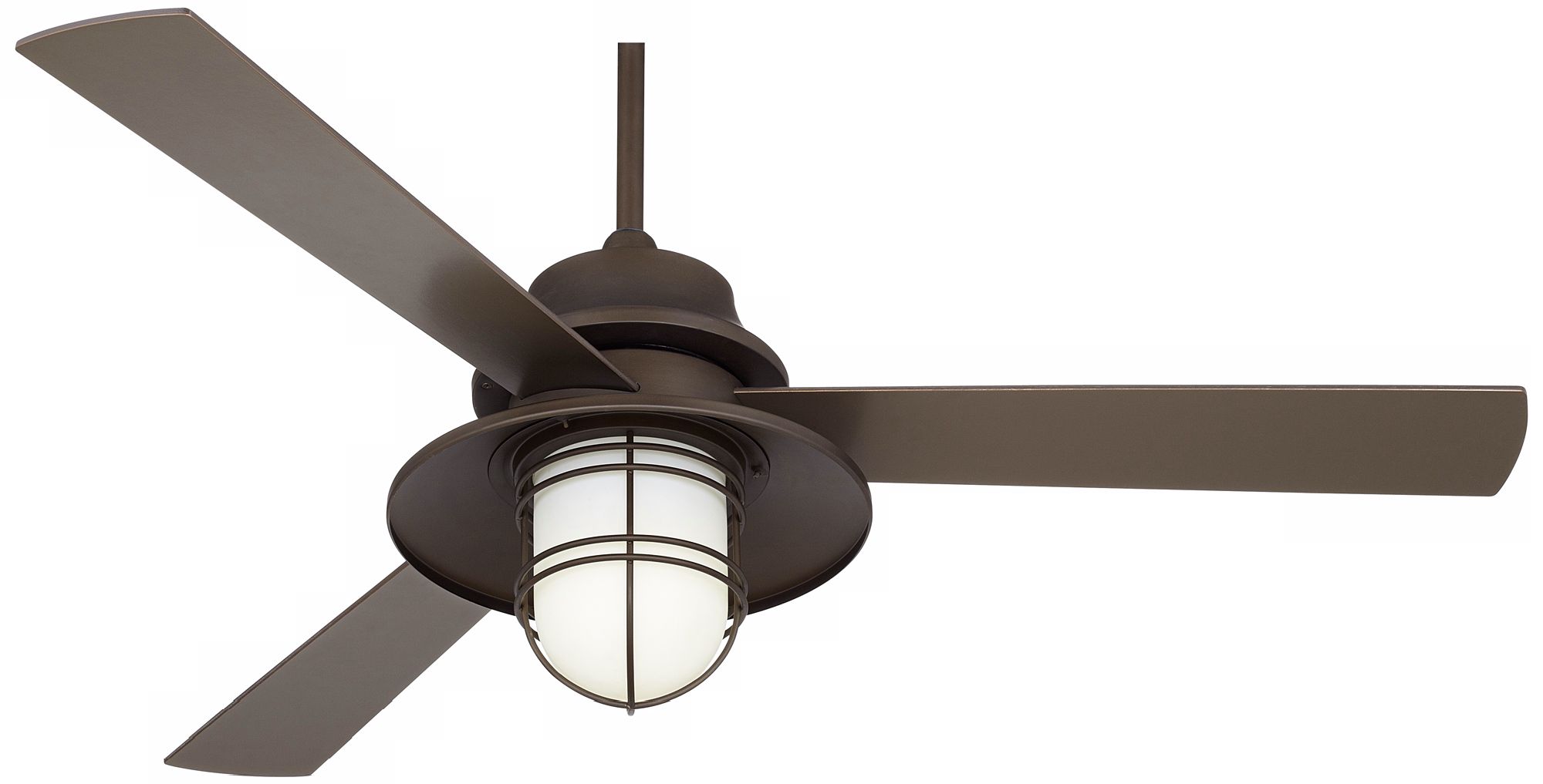 52" Casa Solera Industrial Bronze Outdoor Ceiling Fan