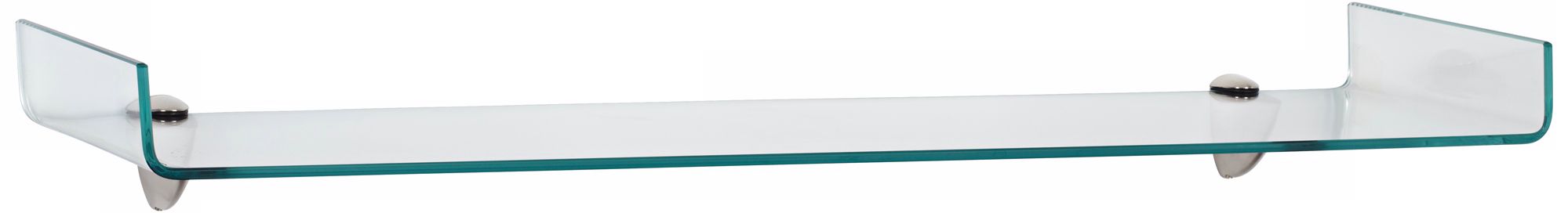 Osprey 31 1/2" Wide Brushed Steel Glass Shelf