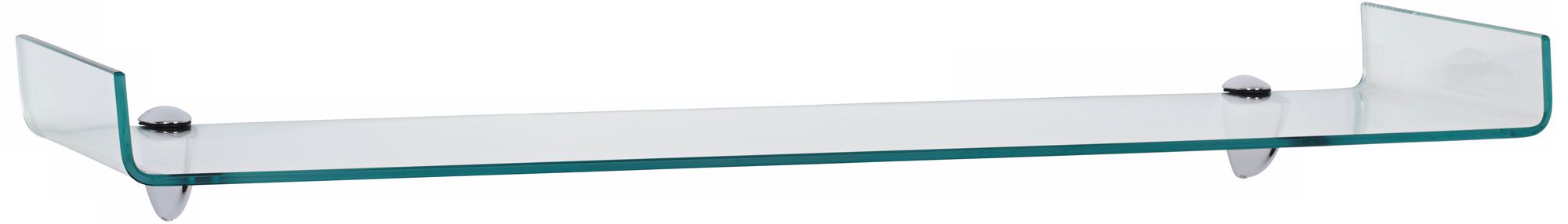 Osprey 31 1/2" Wide Chrome Glass Shelf
