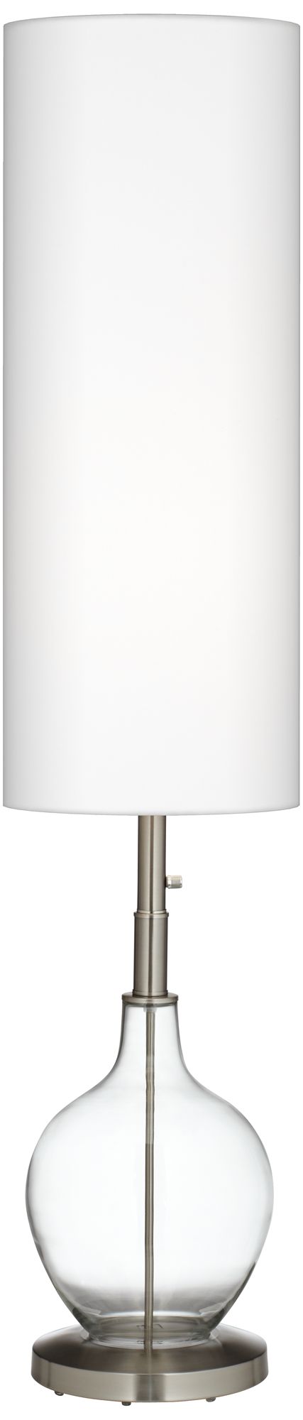Fillable Clear Glass Ovo Floor Lamp