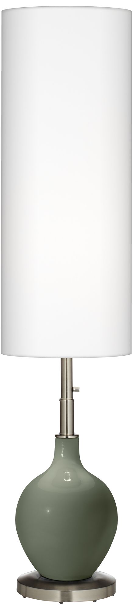Deep Lichen Green Ovo Floor Lamp