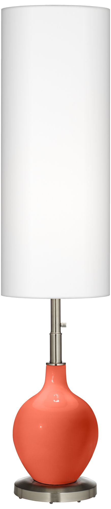 Modern Orange Ovo Floor Lamp