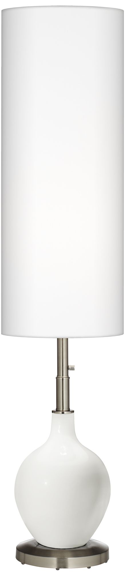 Winter White Ovo Floor Lamp