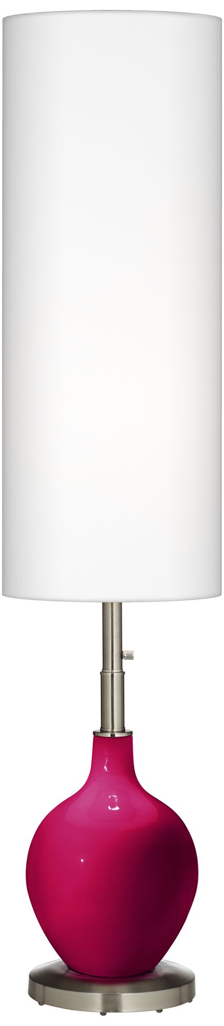 French Burgundy Ovo Floor Lamp