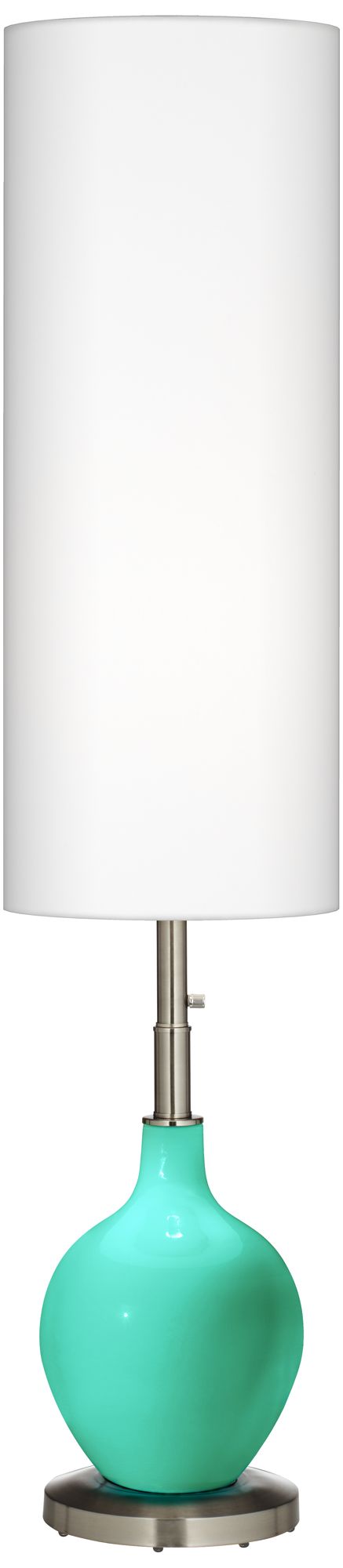 Turquoise Ovo Floor Lamp