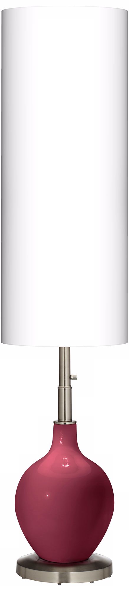 Dark Plum Ovo Floor Lamp