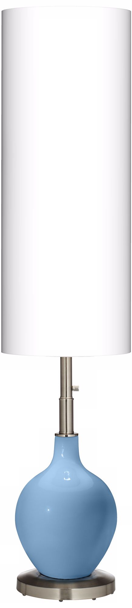 Dusk Blue Ovo Floor Lamp