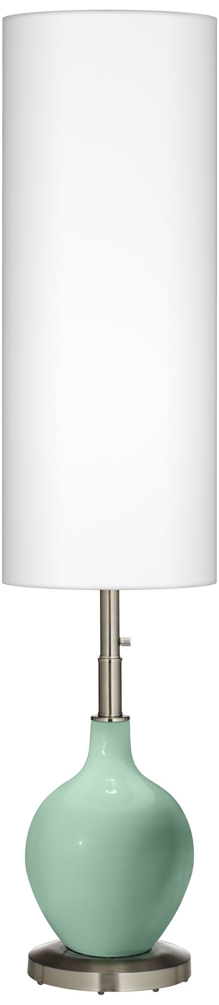 Grayed Jade Ovo Floor Lamp