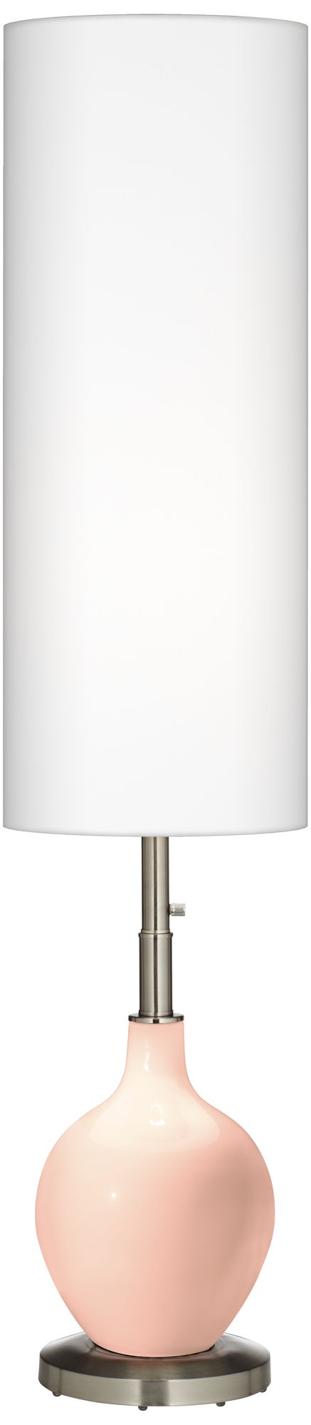 Linen Ovo Floor Lamp