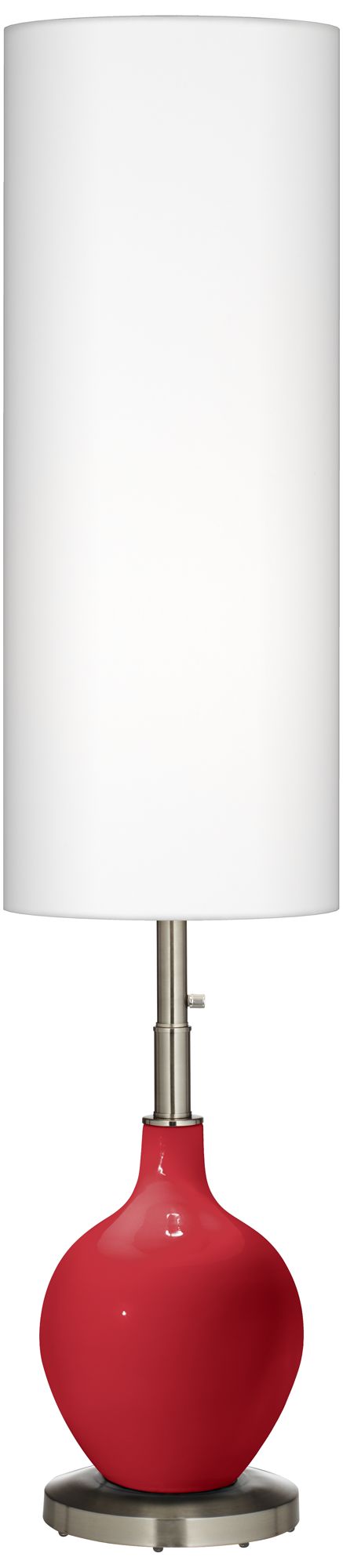 Ribbon Red Ovo Floor Lamp