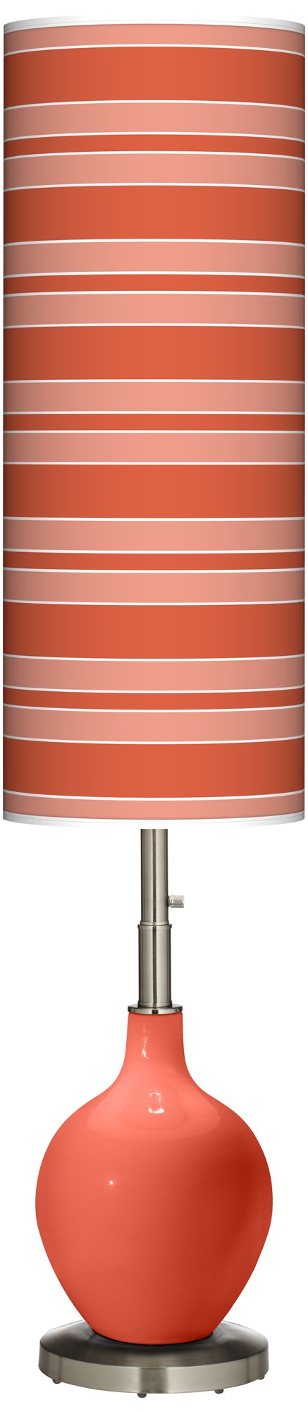 Koi Bold Stripe Ovo Floor Lamp