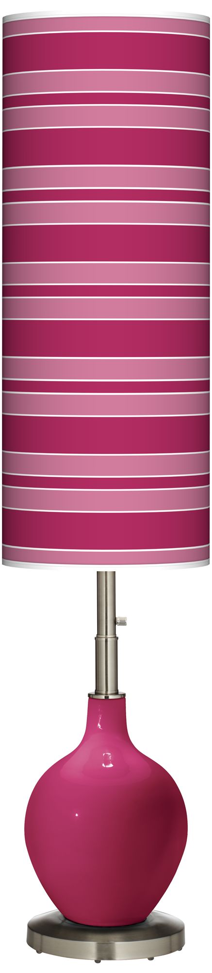 Vivacious Bold Stripe Ovo Floor Lamp