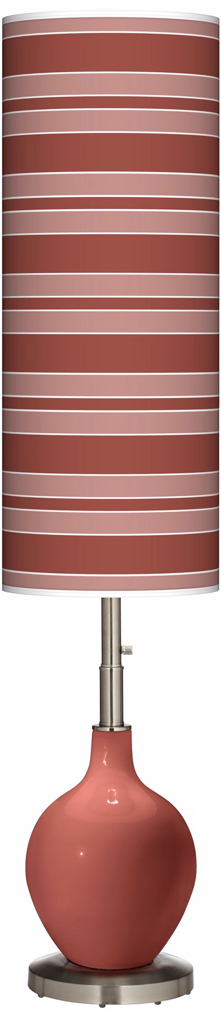 Brick Paver Bold Stripe Ovo Floor Lamp