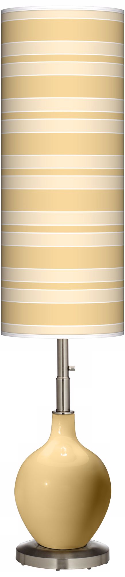 Humble Gold Bold Stripe Ovo Floor Lamp