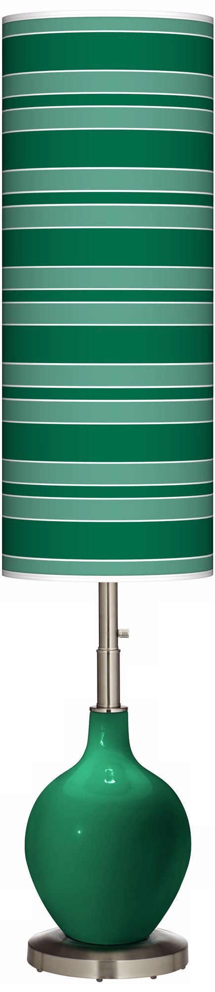 Greens Bold Stripe Ovo Floor Lamp