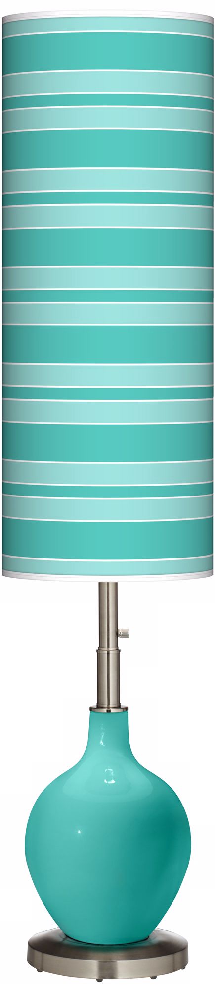 Synergy Bold Stripe Ovo Floor Lamp