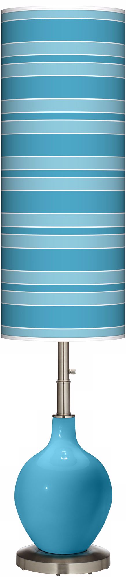 Jamaica Bay Bold Stripe Ovo Floor Lamp