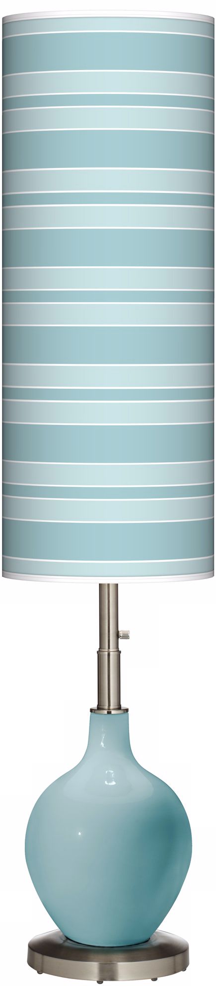 Raindrop Bold Stripe Ovo Floor Lamp